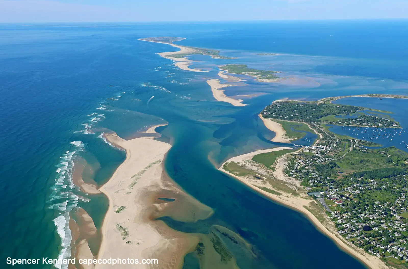 Aerial view of Chatham, Cape Cod