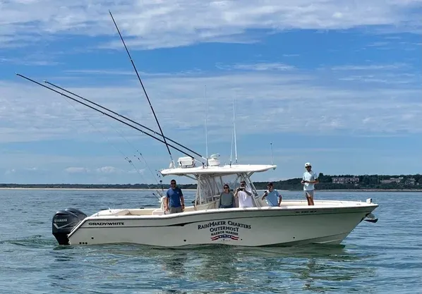 Charter fishing on the sound